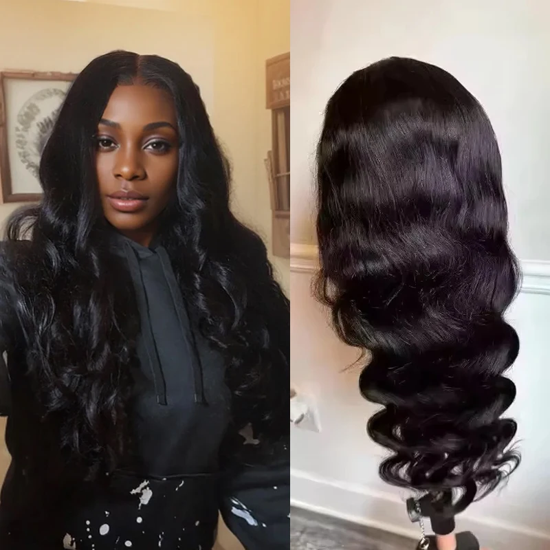 Натуральный черный парик с волнистыми прядями, HD прозрачный, 13x4, 180% плотность, 24-26 дюймов, синтетические волосы с кружевной передней частью для женщин
Натуральный черный парик с волнистыми прядями, HD прозрачный, 13x4, 180% плотность, 24-26 дюймов, синтетические волосы с кружевной передней частью для женщин