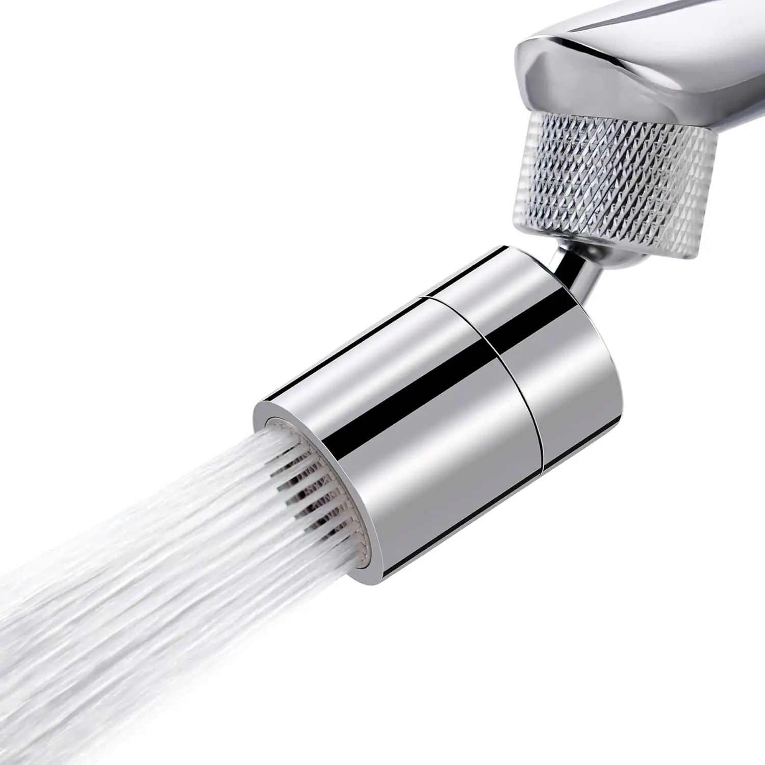 Dual-Function Faucet Aerator with Big Angle Rotation for Kitchen Sink, 360 Degree Swivel Sprayer Attachment, 55/64 Inch Female
Dual-Function Faucet Aerator with Big Angle Rotation for Kitchen Sink, 360 Degree Swivel Sprayer Attachment, 55/64 Inch Female