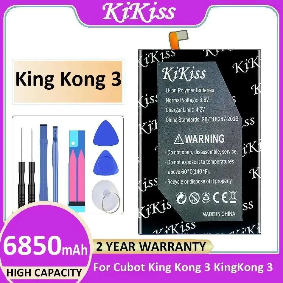 Аккумулятор для мобильных телефонов Cubot King Kong 3 Kingkong, долговечный, 6850 мАч
Аккумулятор для мобильных телефонов Cubot King Kong 3 Kingkong, долговечный, 6850 мАч