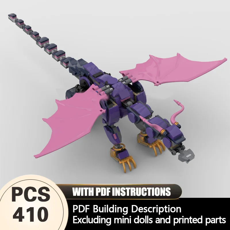 Creators Animal Series Model MOC Building Bricks Small Purple Dragon Modular Technology Gifts Holiday Assemble Children Toy Suit
Creators Animal Series Model MOC Building Bricks Small Purple Dragon Modular Technology Gifts Holiday Assemble Children Toy Suit