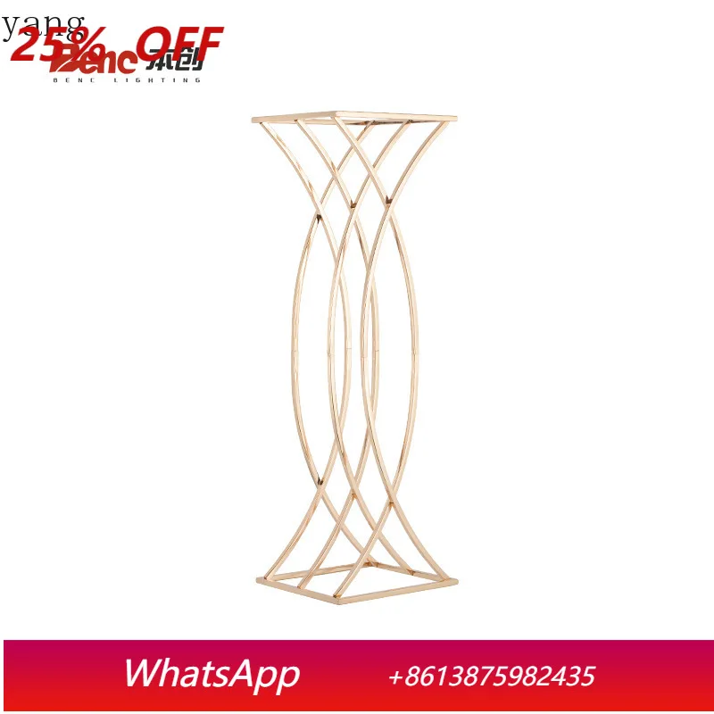 CX electroplated wedding props gold wrought iron square flower stand decoration
CX electroplated wedding props gold wrought iron square flower stand decoration