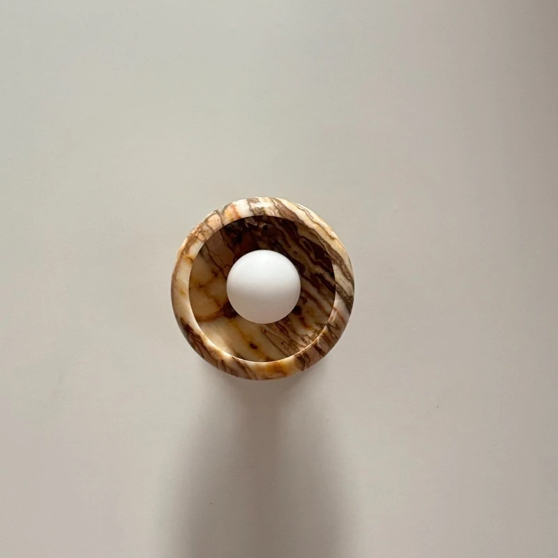 Wabi Sabi Natural Marble Wall Lamp,Designer Style for Model Room&Villa,Living Room & Bedroom Bedside Light, Entryway Decor Light
Wabi Sabi Natural Marble Wall Lamp,Designer Style for Model Room&Villa,Living Room & Bedroom Bedside Light, Entryway Decor Light