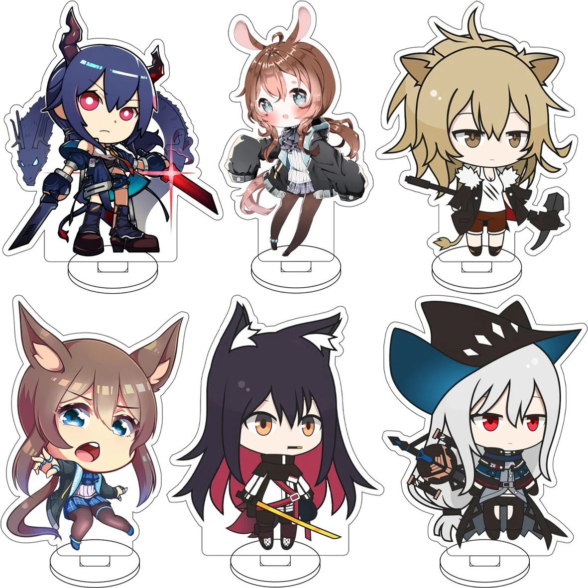 10CM Anime Game Arknights Cos Amiya Dobermann Nearl Ch'en Hoshiguma Franka Texas Figure Acrylic Stand Cute Ornaments Gifts
10CM Anime Game Arknights Cos Amiya Dobermann Nearl Ch'en Hoshiguma Franka Texas Figure Acrylic Stand Cute Ornaments Gifts