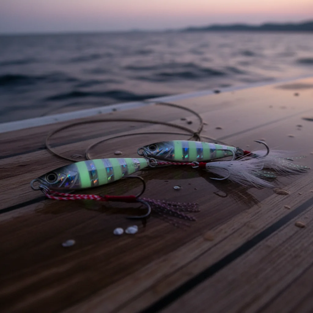 Metal Fishing Lures High Density Metal Jigging Lures with Reflective Surface Fast Sinking Design for Freshwater Saltwater
Metal Fishing Lures High Density Metal Jigging Lures with Reflective Surface Fast Sinking Design for Freshwater Saltwater