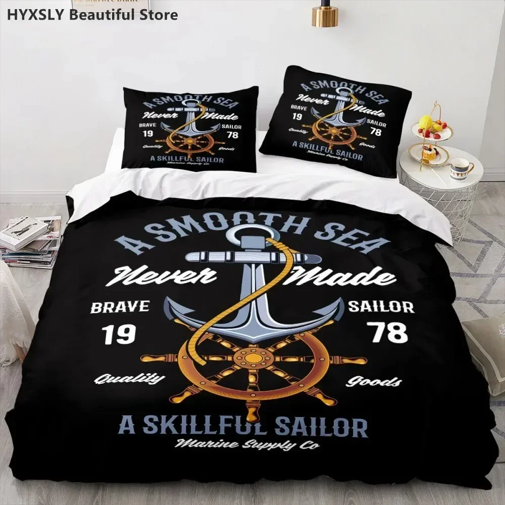Ship Anchor Nautical Bedding Set For Bedroom Soft Modern Bedspreads Comefortable Kids Duvet Cover Quilt Cover And Pillowcase
Ship Anchor Nautical Bedding Set For Bedroom Soft Modern Bedspreads Comefortable Kids Duvet Cover Quilt Cover And Pillowcase