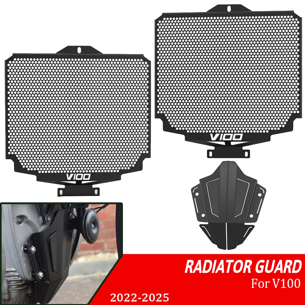 Motorcycle CNC Radiator Grille Cover Guard Protection Protector Grill For Moto Guzzi V100 Mandello V 100S 2022-2025 2024 2023
Motorcycle CNC Radiator Grille Cover Guard Protection Protector Grill For Moto Guzzi V100 Mandello V 100S 2022-2025 2024 2023