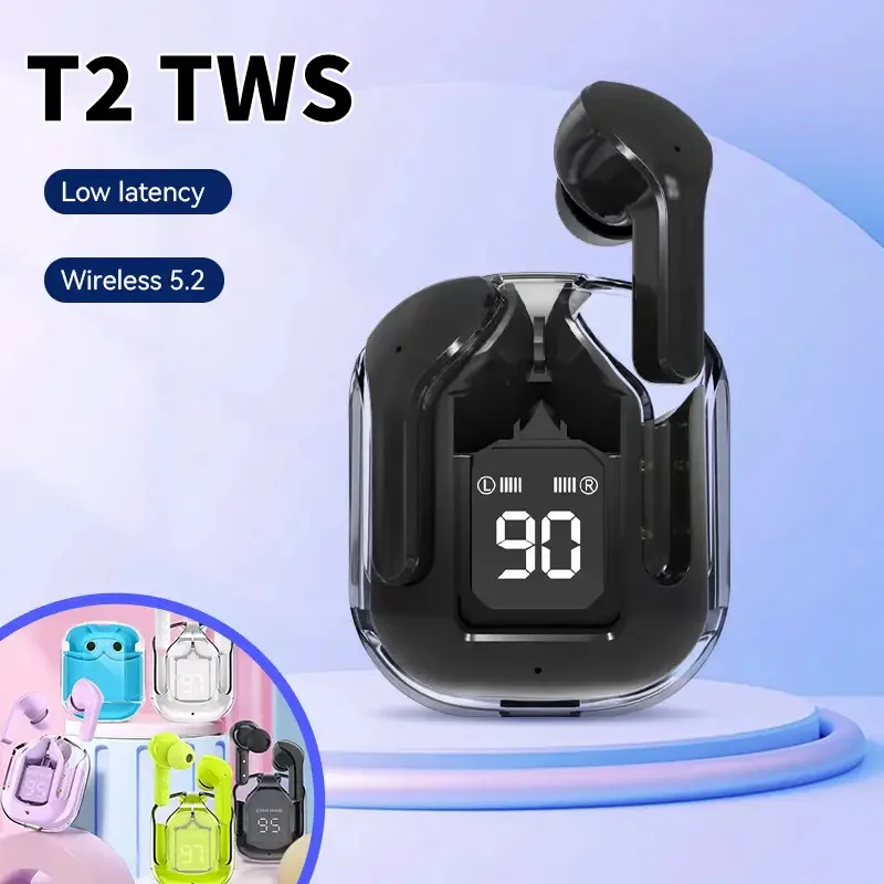 Original T2 Wireless Bluetooth Earphone Transparent HIFI Headphones LED Power Digital Display Stereo Sound Earphones for Xiaomi
Original T2 Wireless Bluetooth Earphone Transparent HIFI Headphones LED Power Digital Display Stereo Sound Earphones for Xiaomi