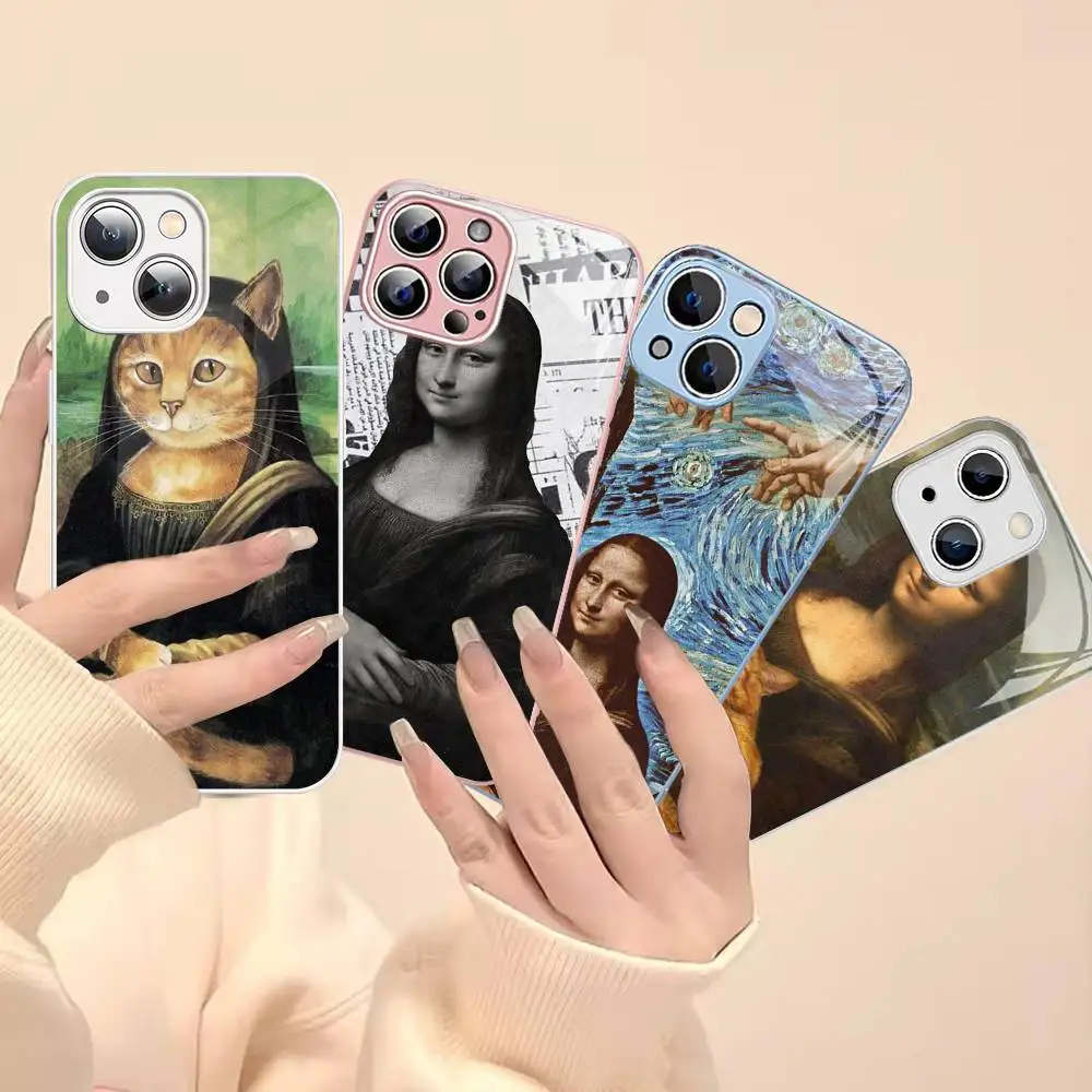 Classic Funny Mona Lisa Smile For IPhone 14 13 12 Mini 11 Pro XS Max X XR 14 Plus Tempered Glass Cover
Classic Funny Mona Lisa Smile For IPhone 14 13 12 Mini 11 Pro XS Max X XR 14 Plus Tempered Glass Cover