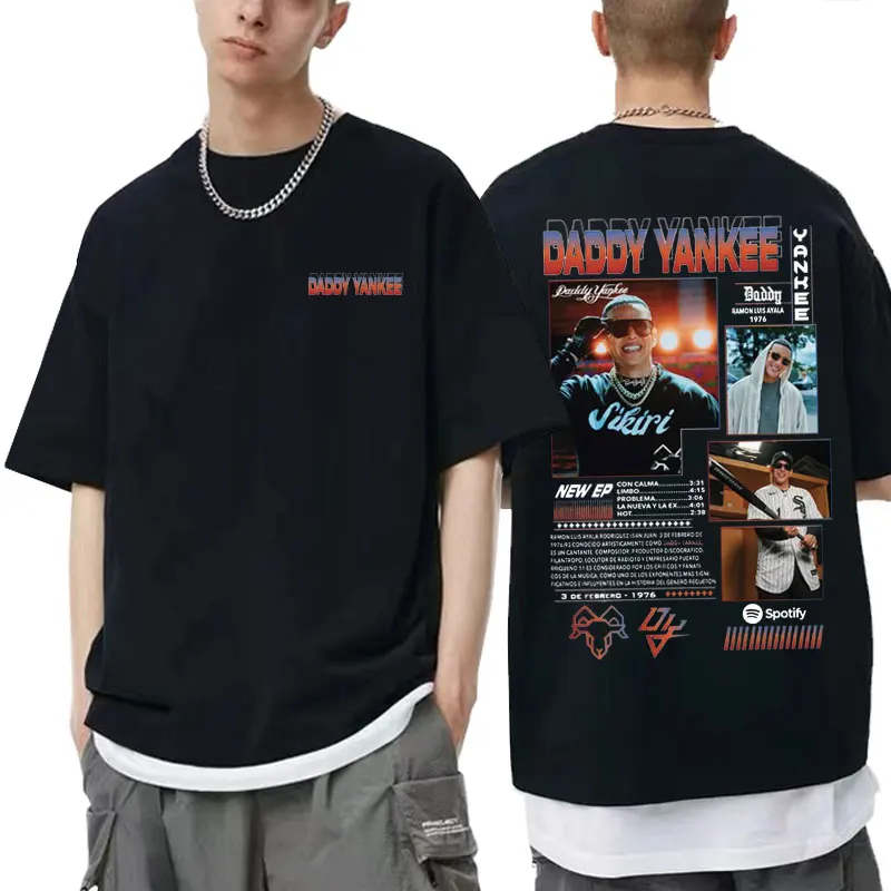 Rapper Daddy Yankee Graphic T-shirts Men Women Fashion Vintage Harajuku T Shirts Men's Hip Hop Trend Oversized Short Sleeve Tees
Rapper Daddy Yankee Graphic T-shirts Men Women Fashion Vintage Harajuku T Shirts Men's Hip Hop Trend Oversized Short Sleeve Tees