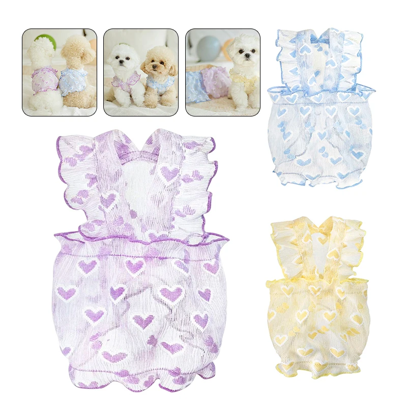 Pet Dog Cat Clothes 2023 Spring/summer New Mesh Teddy Bichon Daisy Sling Skirt Dog Dress for Small Dogs Luxury Puppy Dress Girl
Pet Dog Cat Clothes 2023 Spring/summer New Mesh Teddy Bichon Daisy Sling Skirt Dog Dress for Small Dogs Luxury Puppy Dress Girl