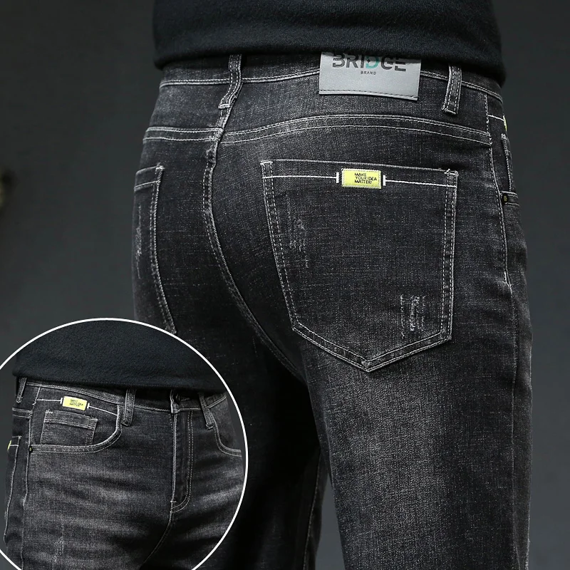 2026 New Men Stretch Slim Fit Jeans Male High Quality Straight Leg Denim Trousers Fashion Versatile Solid Pencil Pants
2026 New Men Stretch Slim Fit Jeans Male High Quality Straight Leg Denim Trousers Fashion Versatile Solid Pencil Pants