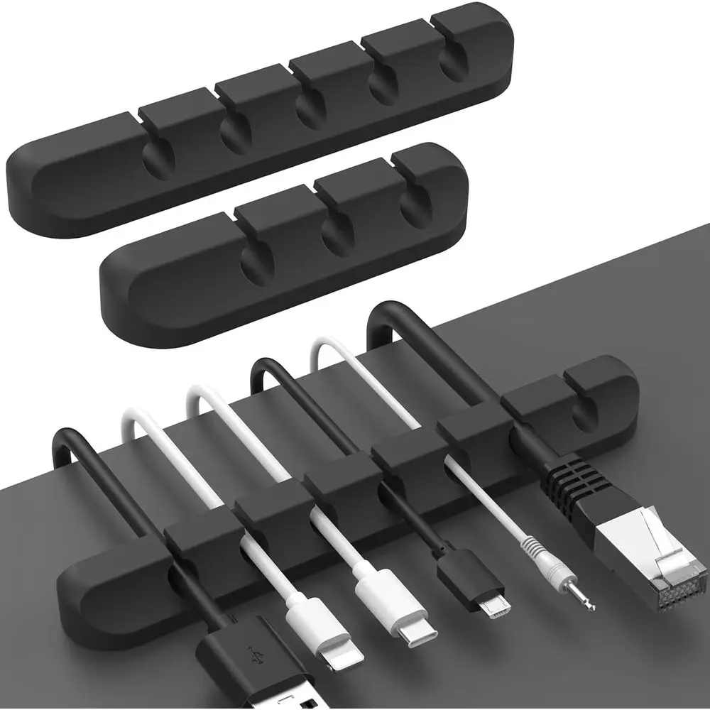 Cable Clips, 3 Pack Cord Holders Cable Organizer Adhesive Cord Keeper Desktop Organizing USB Cable/Nightstand Power Cord/Mouse C
Cable Clips, 3 Pack Cord Holders Cable Organizer Adhesive Cord Keeper Desktop Organizing USB Cable/Nightstand Power Cord/Mouse C