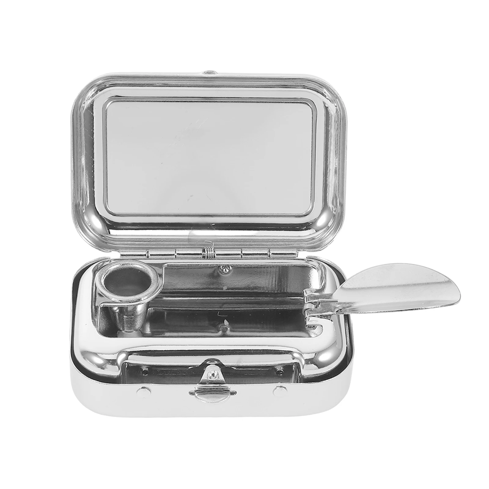 Pocket Ashtray Silver Stainless Steel Mini Portable Travel Automotive Truck Creative Office Vehicle
Pocket Ashtray Silver Stainless Steel Mini Portable Travel Automotive Truck Creative Office Vehicle