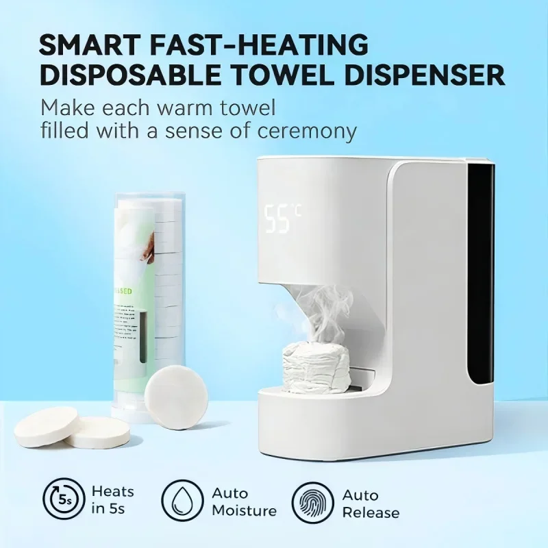 Intelligent Towel Heating Dispenser 5-Second Automatic Disposable for Home Salon Facial Hydrotherapy Massage
Intelligent Towel Heating Dispenser 5-Second Automatic Disposable for Home Salon Facial Hydrotherapy Massage
