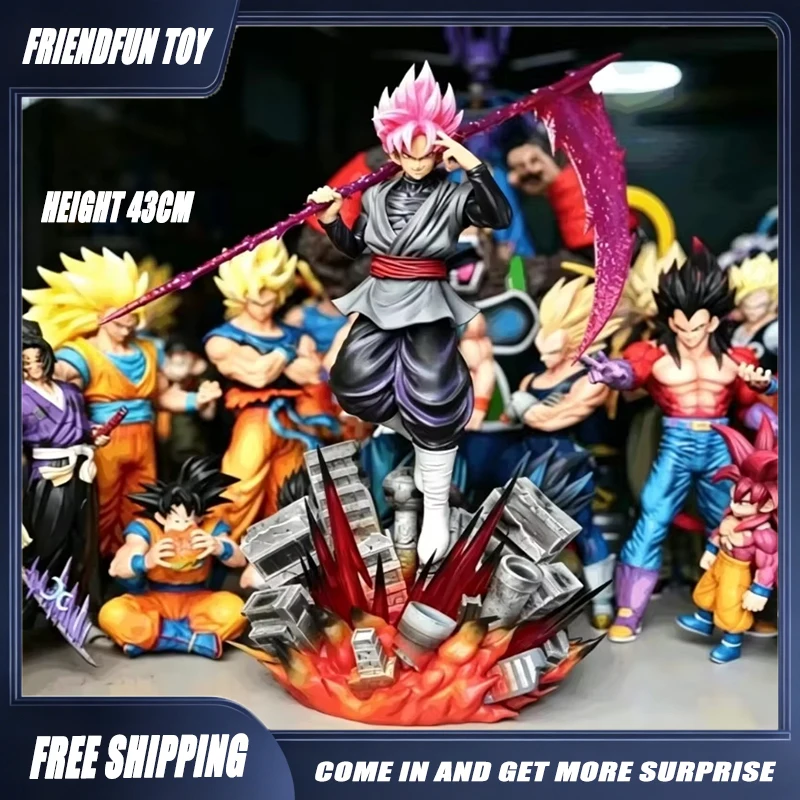 JT Statue 43cm/17.52inch Dragon Ball Z Zamasu Figure Led Base Black Goku Super Saiyan Action Figure Collection Model Toys Gift
JT Statue 43cm/17.52inch Dragon Ball Z Zamasu Figure Led Base Black Goku Super Saiyan Action Figure Collection Model Toys Gift