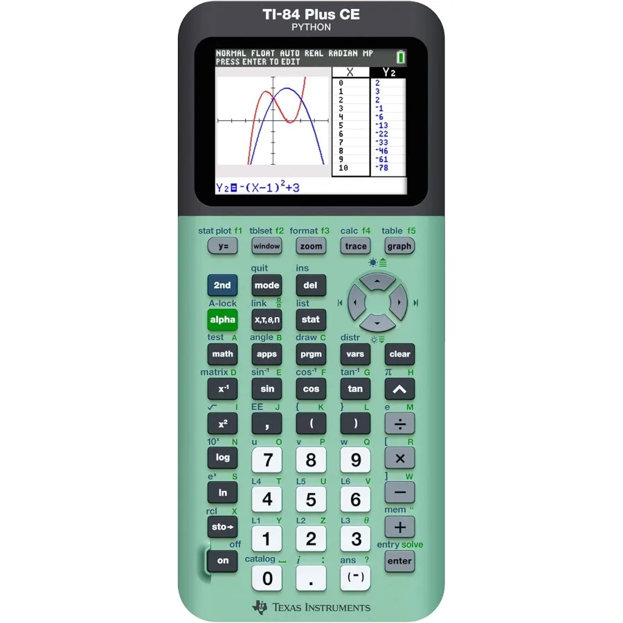 Цветной графический калькулятор с улучшенным дисплеем и длительным сроком службы батареи для продвинутых математических и научных применений в образовании 
Цветной графический калькулятор с улучшенным дисплеем и длительным сроком службы батареи для продвинутых математических и научных применений в образовании