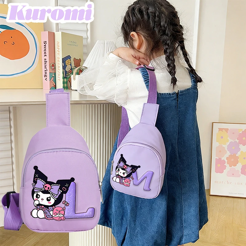KUROMI Chest Pack for Girls Anime Cartoon 26letters Shoulder Bag Students Mini Portable Crossbody Coin Pouch Birthday Gifts 2026
KUROMI Chest Pack for Girls Anime Cartoon 26letters Shoulder Bag Students Mini Portable Crossbody Coin Pouch Birthday Gifts 2026