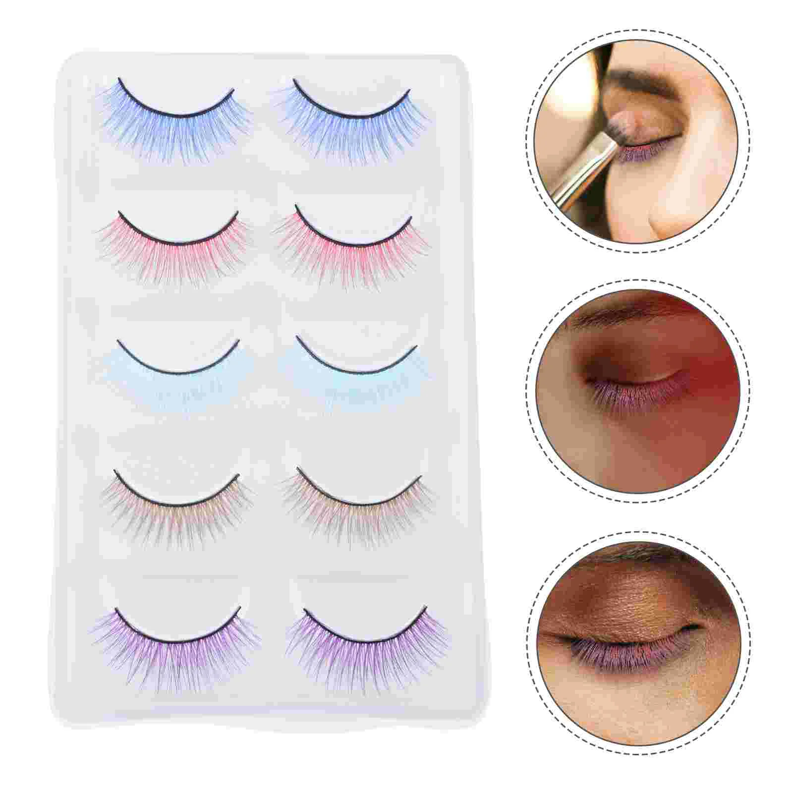 5 Pairs Lashes That Look Like Extensions Colored False Eyelashes Fake Girl Makeup Miss
5 Pairs Lashes That Look Like Extensions Colored False Eyelashes Fake Girl Makeup Miss