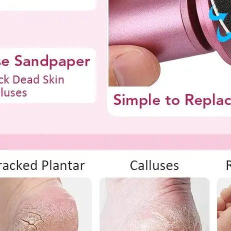 USB Electric Foot Callus Remover Foot Care Tool Leg Heels Remove Dead Skin Pedicure Tool Set With Replacement Sandpaper
USB Electric Foot Callus Remover Foot Care Tool Leg Heels Remove Dead Skin Pedicure Tool Set With Replacement Sandpaper