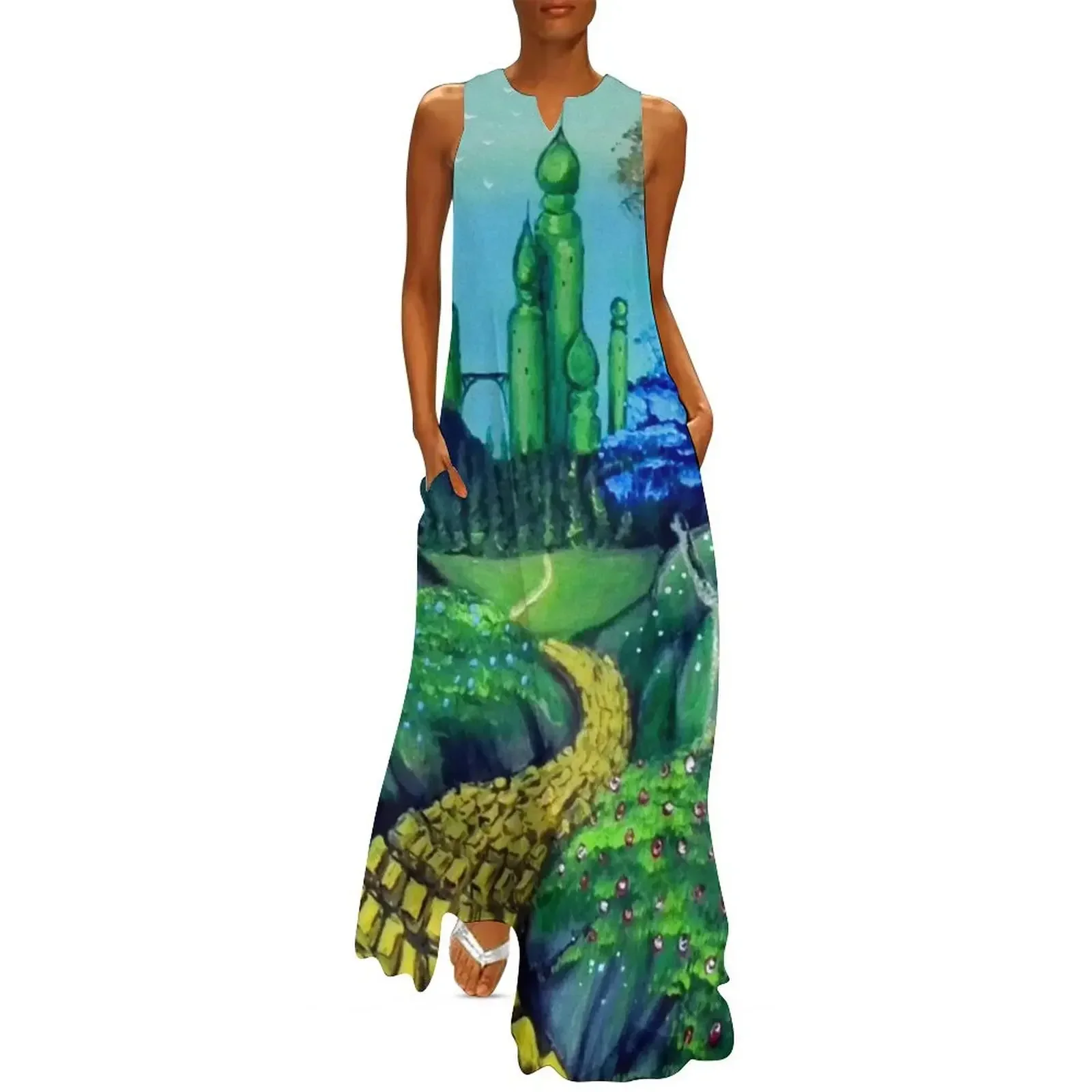 Road to the Emerald City Long Dress sensual sexy dress for women Women dresses summer womans clothing clothes for woman Dress
Road to the Emerald City Long Dress sensual sexy dress for women Women dresses summer womans clothing clothes for woman Dress