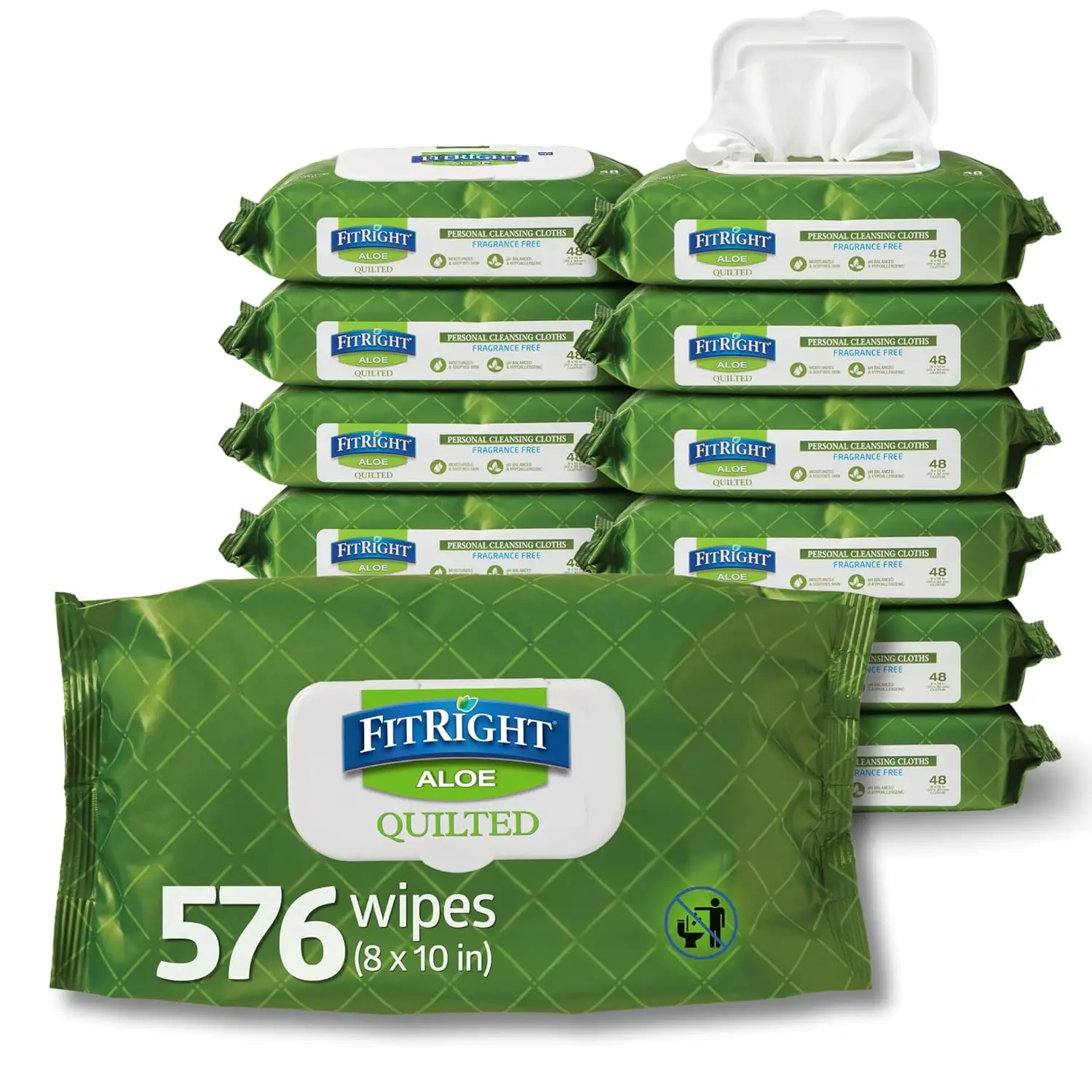 Салфетки для впитывания выделений Heavyweight Aloe Quilted, без запаха, 576 штук, большой размер для взрослых
Салфетки для впитывания выделений Heavyweight Aloe Quilted, без запаха, 576 штук, большой размер для взрослых