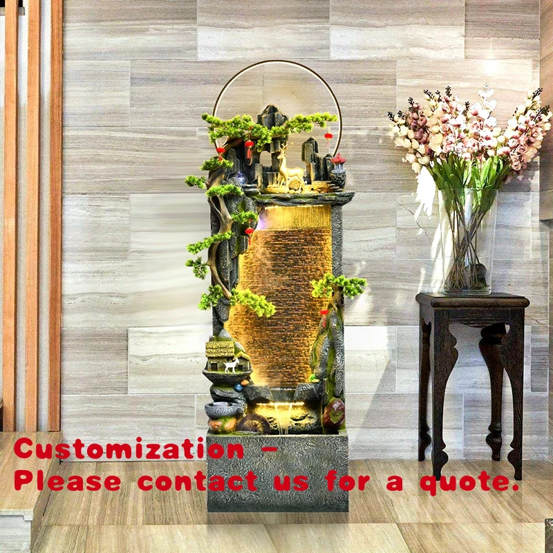 Customize.Rockery Flowing Curtain Wall Living Room Fortune-Making Feng Shui Wheel Fountain Outdoor Indoor
Customize.Rockery Flowing Curtain Wall Living Room Fortune-Making Feng Shui Wheel Fountain Outdoor Indoor