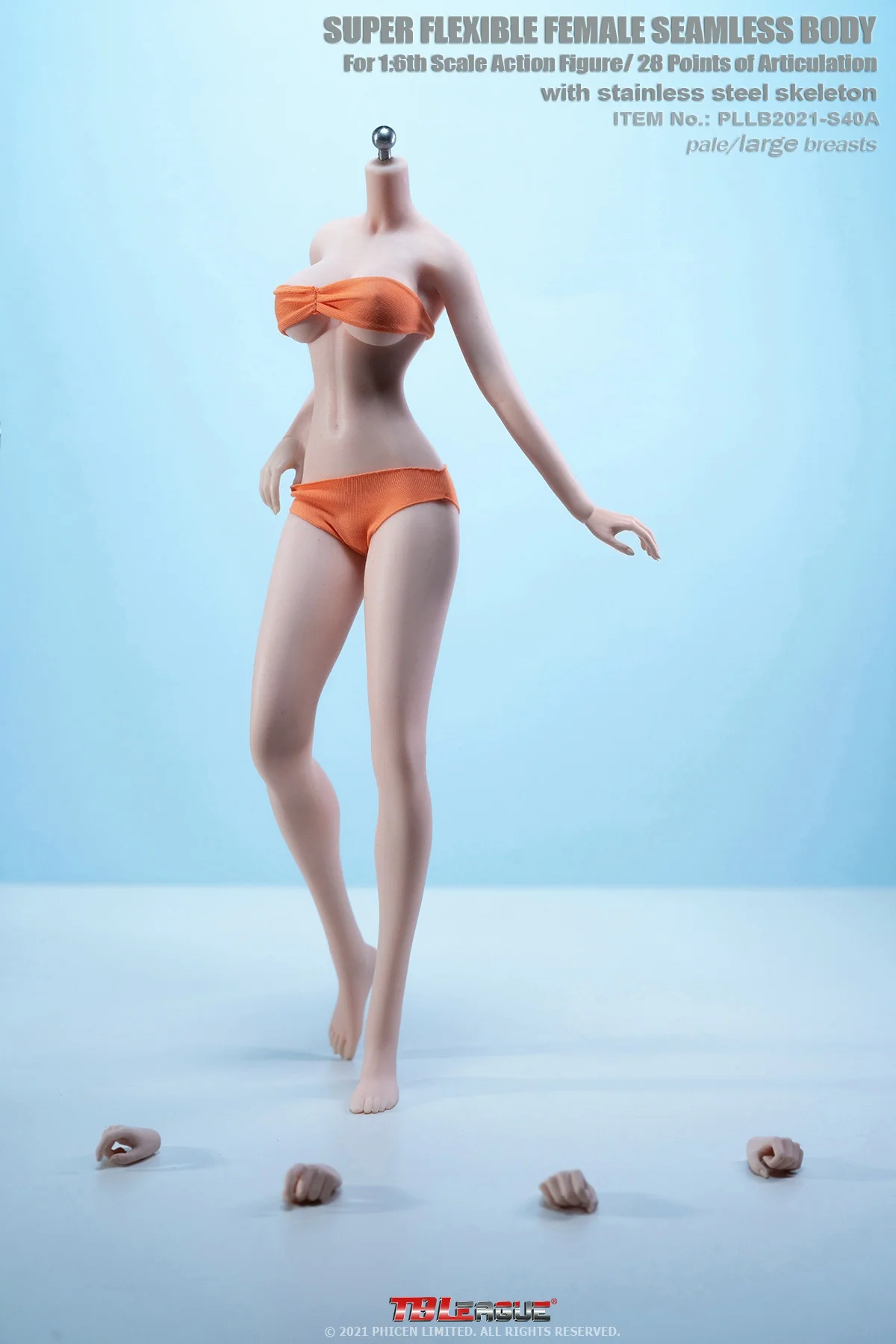 TBLeague 1/6 PLLB2021-S40A Pale Skin Seamless Body Large Chest Action Figure No Head Model 12inches Doll
TBLeague 1/6 PLLB2021-S40A Pale Skin Seamless Body Large Chest Action Figure No Head Model 12inches Doll