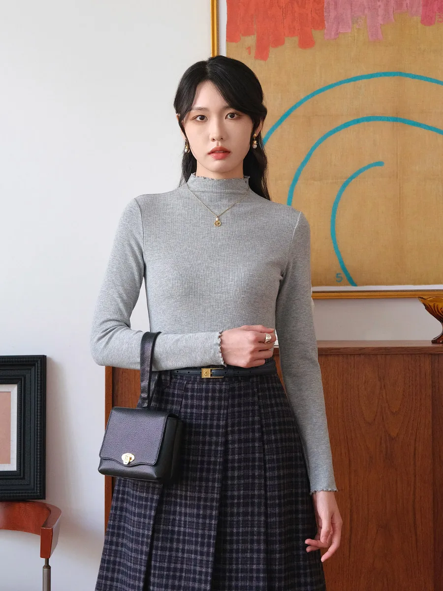 Warm Fce Lined High Collar Long Sve T Top for Women Commute Sle Winter Collection by Rana Ifthikhar
Warm Fce Lined High Collar Long Sve T Top for Women Commute Sle Winter Collection by Rana Ifthikhar