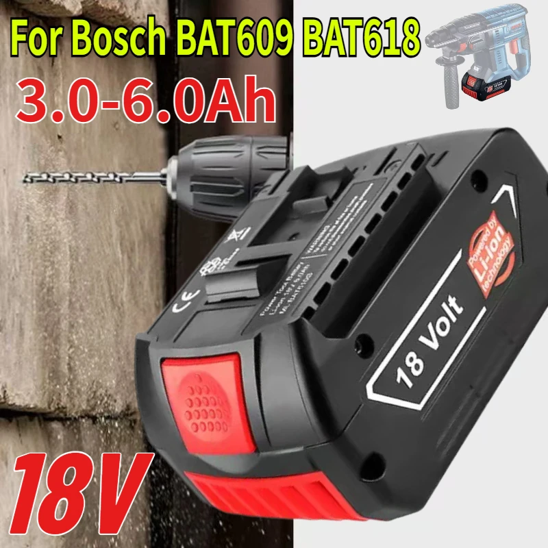 Аккумуляторы для Bosch BAT609 BAT618 18В 6.0Ач, литий-ионные, сменные, для дрелей-шуруповертов, GBA18V GSR18V
Аккумуляторы для Bosch BAT609 BAT618 18В 6.0Ач, литий-ионные, сменные, для дрелей-шуруповертов, GBA18V GSR18V