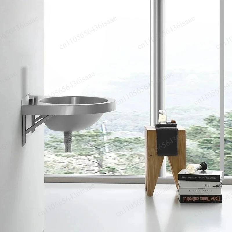 304 Stainless Steel Wall Mount Sink, Rustproof Large Opening Balcony & Bathroom Basin
304 Stainless Steel Wall Mount Sink, Rustproof Large Opening Balcony & Bathroom Basin