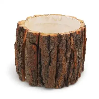 Wooden Log Planter Waterproof Flower Bucket 12cm Brown Rustic Vase Decor Container Arrangement Pot Storage
Wooden Log Planter Waterproof Flower Bucket 12cm Brown Rustic Vase Decor Container Arrangement Pot Storage
