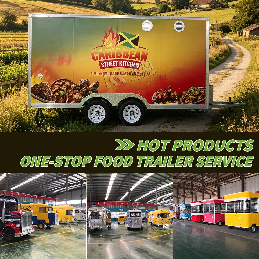 Mobile Concession Coffee Cart Portable Kitchen Trailer Burger Ice Cream Food Truck Custom Catering Food Trailer for Sale
Mobile Concession Coffee Cart Portable Kitchen Trailer Burger Ice Cream Food Truck Custom Catering Food Trailer for Sale