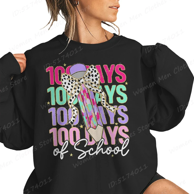 100 Days Of School Pencil & Bow Sweatshirts, Crew Neck Pullovers, Teacher Sweatshirts, Oversized Sweatshirt, Women's Clothing
100 Days Of School Pencil & Bow Sweatshirts, Crew Neck Pullovers, Teacher Sweatshirts, Oversized Sweatshirt, Women's Clothing