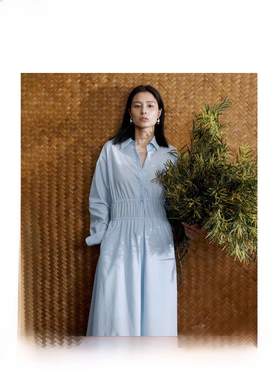 Elegant Shirt Dress A-Line Skirt Sleeveless Long Dress Polyester Cotton Blend Workwear Summer Season Ladies Fashion
Elegant Shirt Dress A-Line Skirt Sleeveless Long Dress Polyester Cotton Blend Workwear Summer Season Ladies Fashion