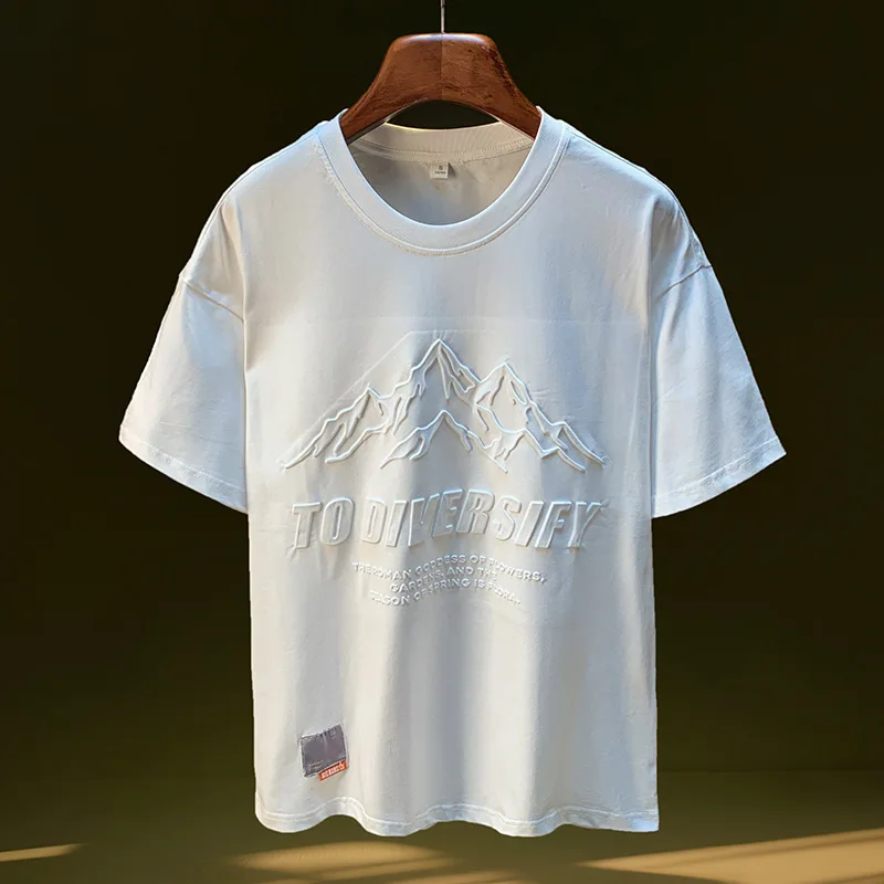 Loose T-shirt men's summer 3D hot stamping short sleeved shirt 2025 new casual versatile trend plus size top
Loose T-shirt men's summer 3D hot stamping short sleeved shirt 2025 new casual versatile trend plus size top