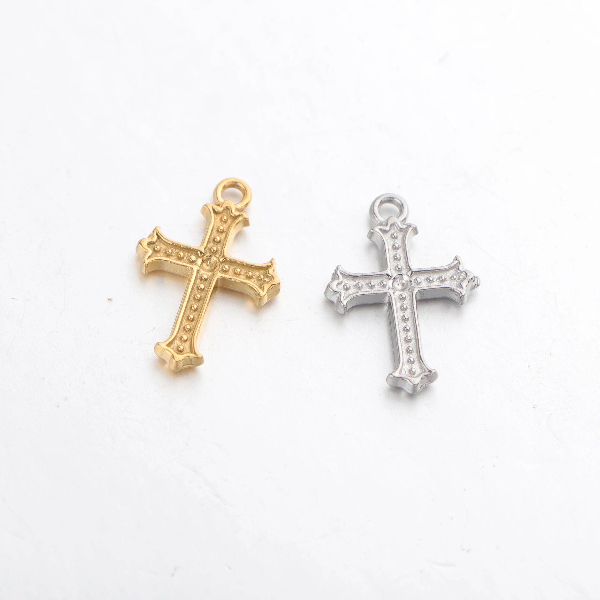 20pcs/lot Stainless Steel Cross Charms Pendant for DIY Earrings Necklace Bracelet Jewelry Making Party Decor Accessories
20pcs/lot Stainless Steel Cross Charms Pendant for DIY Earrings Necklace Bracelet Jewelry Making Party Decor Accessories
