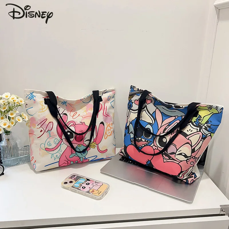 Disney Stitch Mickey Minnie Shoulder Canvas Bag Oblique Span Handheld Large Capacity Tote Bag Student Commuter Backpack
Disney Stitch Mickey Minnie Shoulder Canvas Bag Oblique Span Handheld Large Capacity Tote Bag Student Commuter Backpack