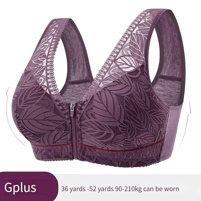 S-6XL Sports yoga bra cotton cups front zipper underwear breathable women no steel ring tank top lace large size bra
S-6XL Sports yoga bra cotton cups front zipper underwear breathable women no steel ring tank top lace large size bra