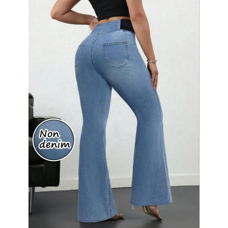 High Waist Stretch Flare Pants Women's Casual Trousers Elastic Harajuku Style Neutral Gender Spring Season Other Material
High Waist Stretch Flare Pants Women's Casual Trousers Elastic Harajuku Style Neutral Gender Spring Season Other Material