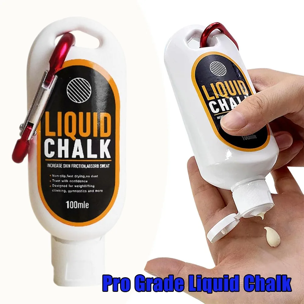 Non Slip Pro Grade Liquid Chalk for Gym Weightlifting Rock Climbing Gymnastics Mess Free Non Slip Hand Grip Magnesium Carbonate
Non Slip Pro Grade Liquid Chalk for Gym Weightlifting Rock Climbing Gymnastics Mess Free Non Slip Hand Grip Magnesium Carbonate