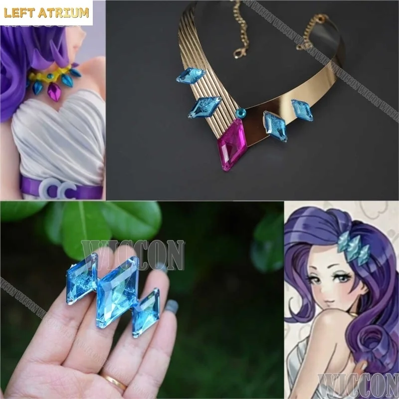 Rarity RR Anime My Pony Cosplay Prop Wig Curly Purple 90cm Hair Eyelash Hair Clip Necklace Women Girl Holloween Party Customized
Rarity RR Anime My Pony Cosplay Prop Wig Curly Purple 90cm Hair Eyelash Hair Clip Necklace Women Girl Holloween Party Customized