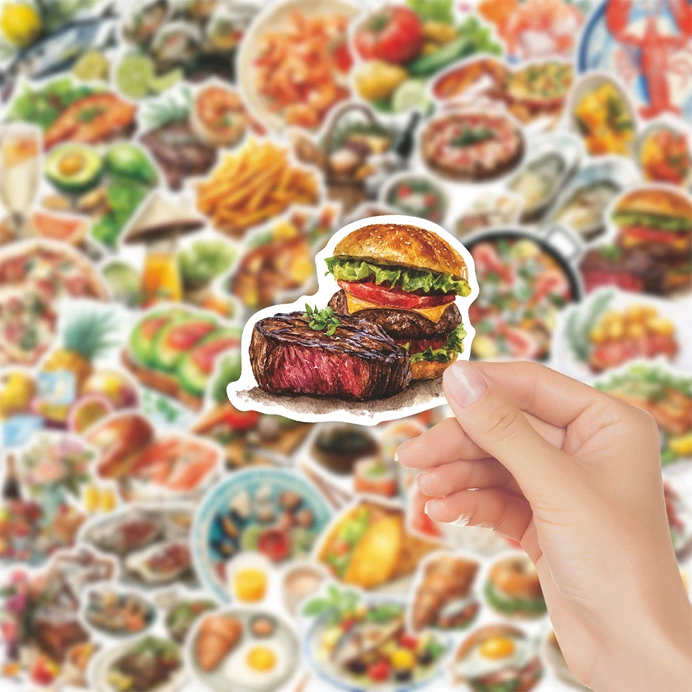10/30/50pcs Hand-drawn Cartoon Delicious Realistic Food Stickers Funny Creative Graffiti Decals DIY Luggage Laptop Sticker Decor
10/30/50pcs Hand-drawn Cartoon Delicious Realistic Food Stickers Funny Creative Graffiti Decals DIY Luggage Laptop Sticker Decor