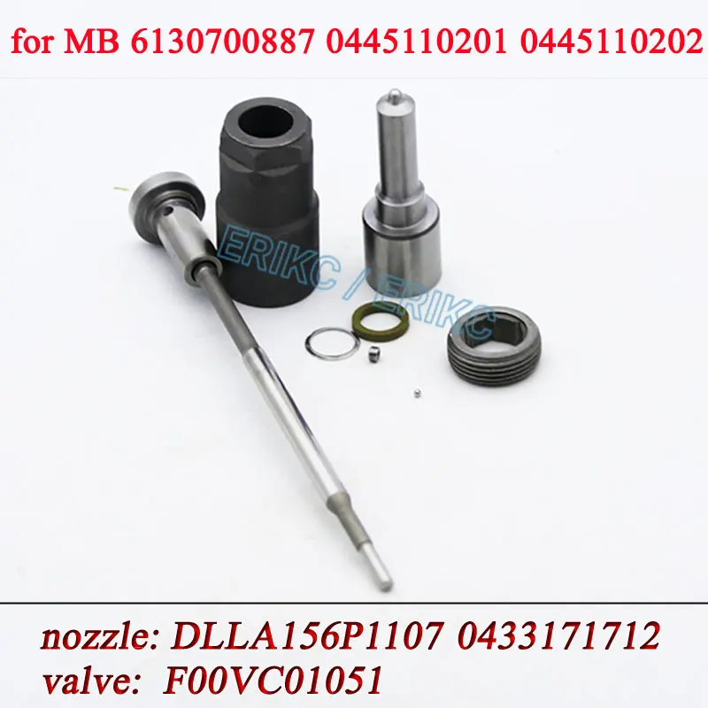 0445110201 0445110202 Fuel Injector Repair Kits Nozzle Tip DLLA156P1107 0433171712 Valve F00VC01051 for BZ 0986435063 0986435064
0445110201 0445110202 Fuel Injector Repair Kits Nozzle Tip DLLA156P1107 0433171712 Valve F00VC01051 for BZ 0986435063 0986435064