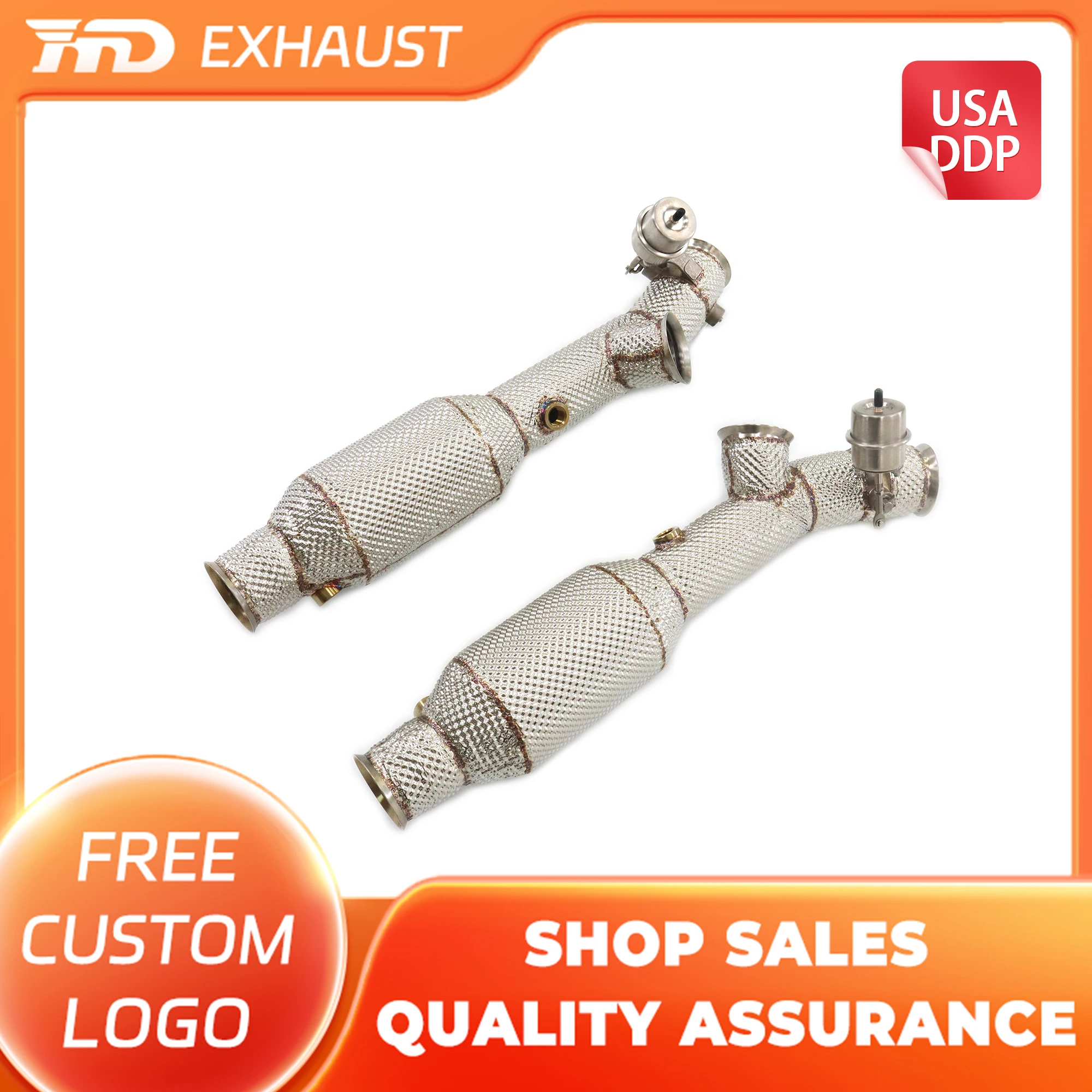 HMD Hot sale SS304 Exhaust System High Flow Performance downpipe for Lamborghini Murcielago LP640 With Heat Shield 
HMD Hot sale SS304 Exhaust System High Flow Performance downpipe for Lamborghini Murcielago LP640 With Heat Shield