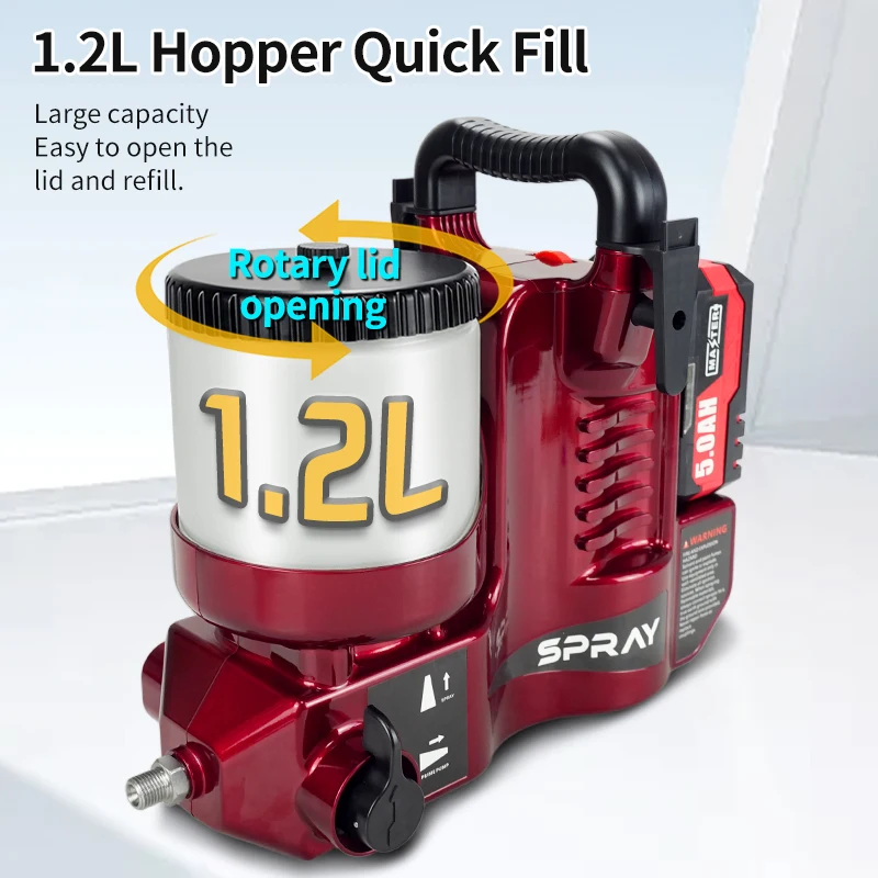Lithium Battery High-voltage Airless Spraying Machine Paint Spray Latex Paint Sprayer Machine Multi-functional Handheld
Lithium Battery High-voltage Airless Spraying Machine Paint Spray Latex Paint Sprayer Machine Multi-functional Handheld
