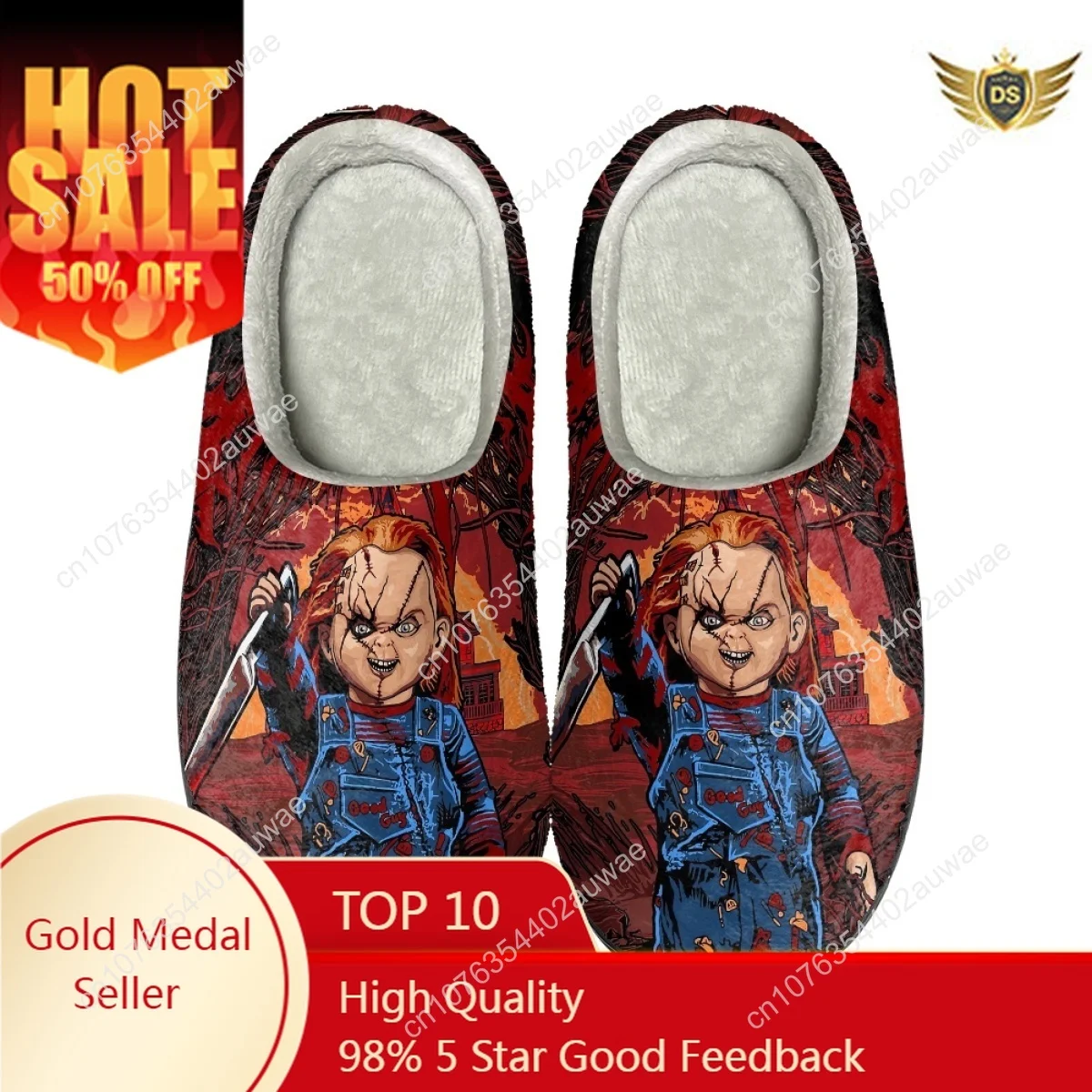 Horror Movie Design Floor Slippers Indoor Female Home Non-Slip Cotton Slippers Dropshipping Winter Casual Men's Flats Footwear
Horror Movie Design Floor Slippers Indoor Female Home Non-Slip Cotton Slippers Dropshipping Winter Casual Men's Flats Footwear