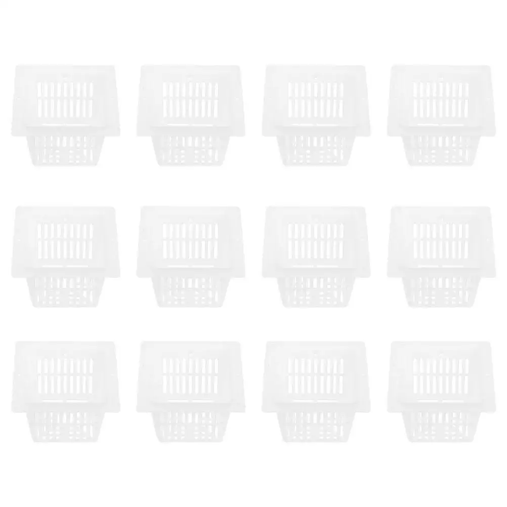 12 Pcs Planting Baskets Hydroponic White Nursery Pots Large Mesh Planter Box Plastic Garden Nursery Pots Containers
12 Pcs Planting Baskets Hydroponic White Nursery Pots Large Mesh Planter Box Plastic Garden Nursery Pots Containers