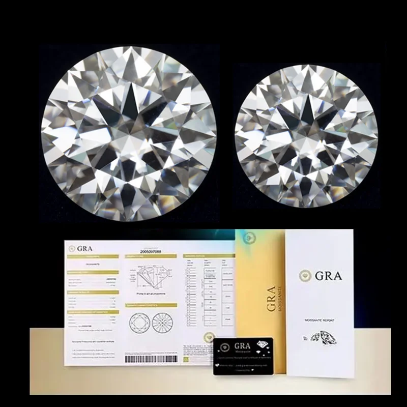 Premium Moissanite Stone Wholesale D Color Round Cut 0.5CT-1.0CT for Jewelry Making with GRA Report beads for jewelry making
Premium Moissanite Stone Wholesale D Color Round Cut 0.5CT-1.0CT for Jewelry Making with GRA Report beads for jewelry making