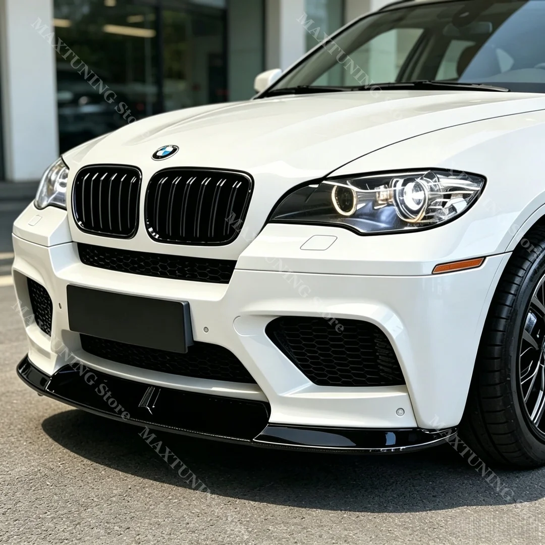 3PCS For BMW X5M E70 X6M E71 2010-2014 Front Bumper Splitter Lip Gloss Black ABS Car Diffuser Stickers Exterior Body Kit Tuning
3PCS For BMW X5M E70 X6M E71 2010-2014 Front Bumper Splitter Lip Gloss Black ABS Car Diffuser Stickers Exterior Body Kit Tuning