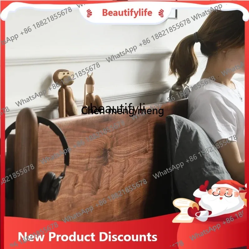 Кровать из массива черного ореха. Современная простая двуспальная кровать из бревен. Главная спальня в скандинавском стиле, двуспальная кровать 3001.
Кровать из массива черного ореха. Современная простая двуспальная кровать из бревен. Главная спальня в скандинавском стиле, двуспальная кровать 3001.